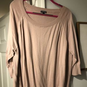 Light pink tunic sweater